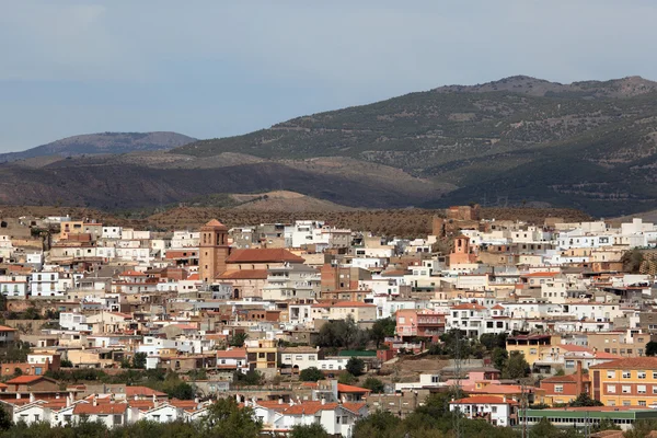 Hegyi falu Finana, Andalúzia, Spanyolország — Stock Fotó