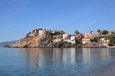 Mediterranean resort Bolnuevo, Costa Calida, Spain clipart