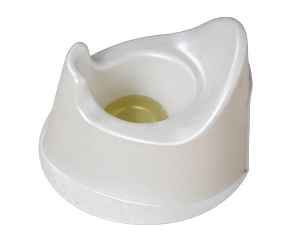 Petit pot pour bébé avec urine — Photo