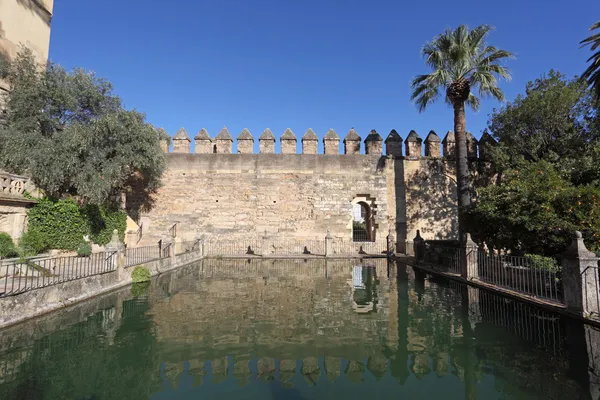 Alcázar de los Reyes Cristianos en Córdoba, Andalucía España — Foto de Stock
