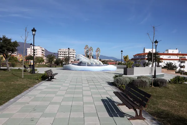 Park el duque i san luis de sabinillas, Andalusien Spanien — Stockfoto