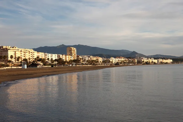 Stranden i estepona, costa del sol, Andalusien, Spanien — Stock fotografie