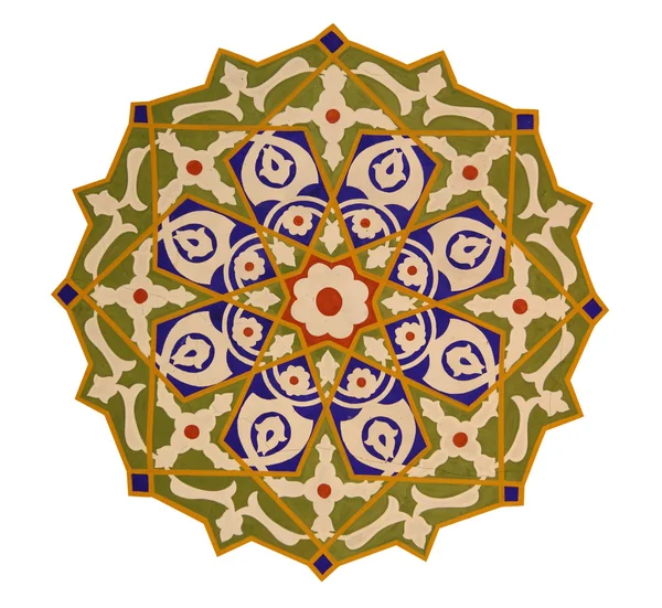 Närbild av en färgstark orientalisk mosaik — Stockfoto