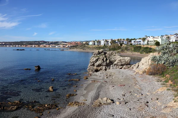 Costa del Sol beach near Sabinillas, Andalusia, Spain — Stock Photo, Image