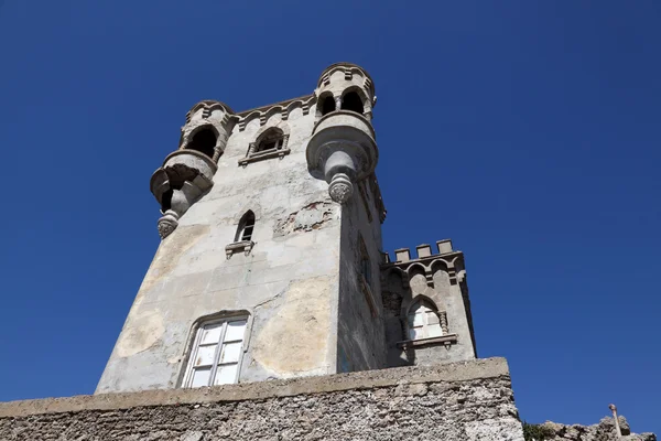 Древняя башня в Тарифе, Андалусия, Испания — стоковое фото