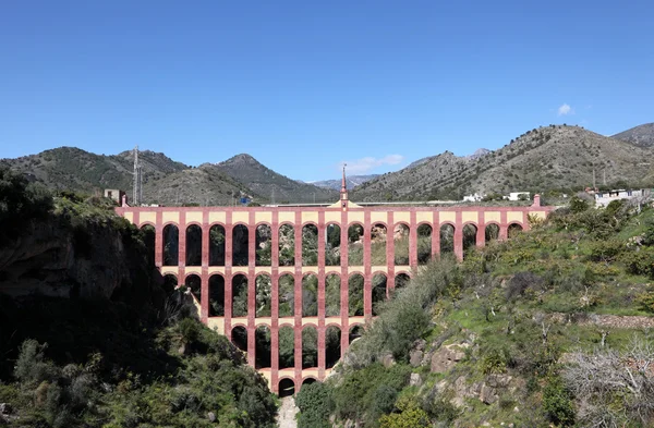 L'aqueduc de Nerja, Province de Malaga, Andalousie Espagne — Photo