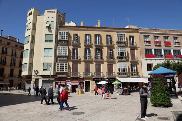 Passeggiare nella città di Malaga, Andalusia Spagna — Foto Stock