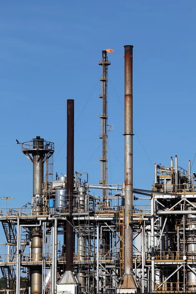 Industrie pétrochimique raffinerie de pétrole — Photo