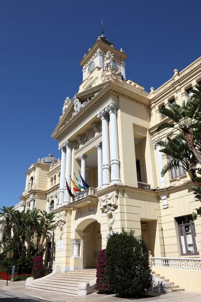 Stadshuset i malaga, Andalusien Spanien — Stockfoto