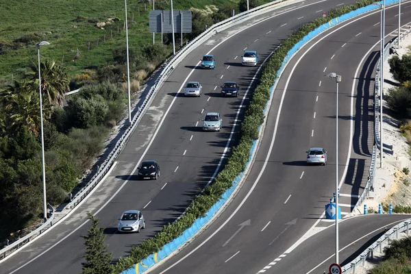 Autostrada A7 ad Algeciras, Andalusia Spagna — Foto Stock