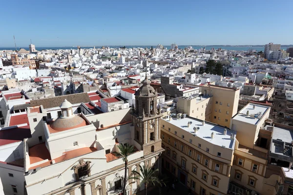 Uitzicht over de stad cadiz, Andalusie Spanje — Stockfoto