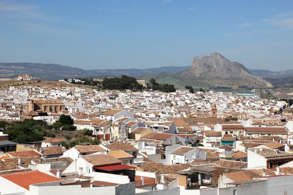 Widok na miasta antequera, Andaluzja, Południowa Hiszpania — Zdjęcie stockowe