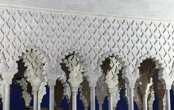 Detalj av mausoleum av mohammed v i rabat morocco — Stockfoto