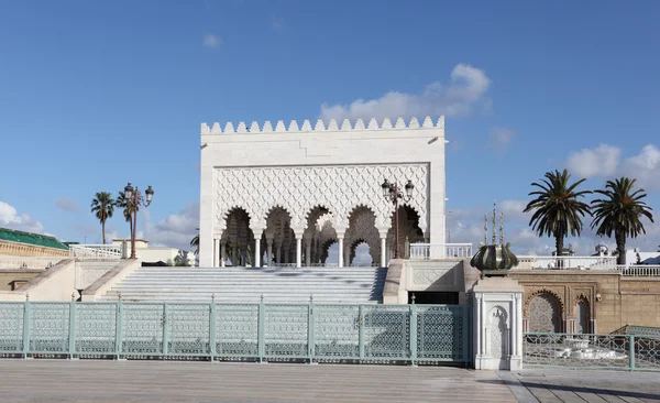 Мавзолей Мухаммеда V в Рабате, Марокко — стоковое фото