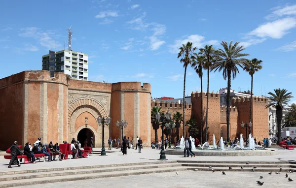 Bab el 了广场在拉巴特，摩洛哥 — 图库照片