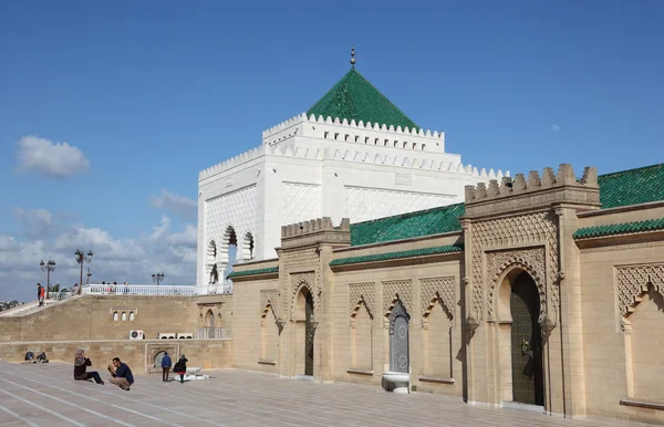 Das Mausoleum von Mohammed v in rabat, Marokko — Stockfoto