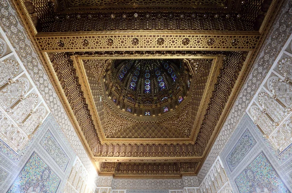 Kuppel des Mausoleums von Mohammed v in rabat, Marokko — Stockfoto