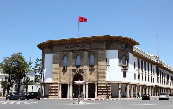 Banco Al Maghrib em Rabat, Murocco — Fotografia de Stock