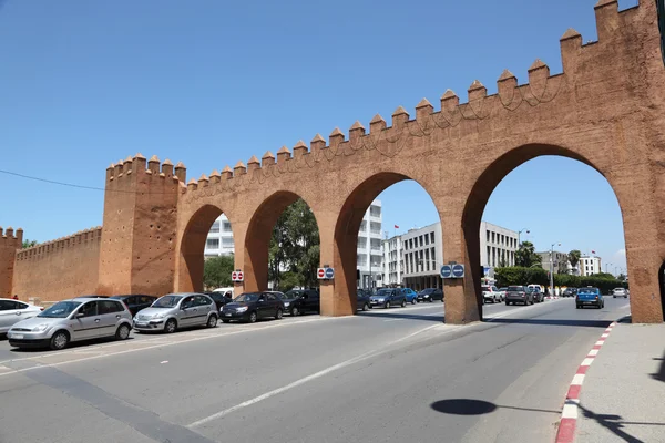 Ворота в старый город Рабат, Марокко — стоковое фото