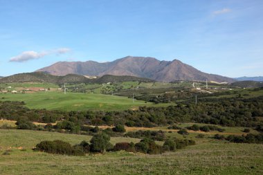 Beautiful Landscape near Estepona, Andalusia, Spain clipart