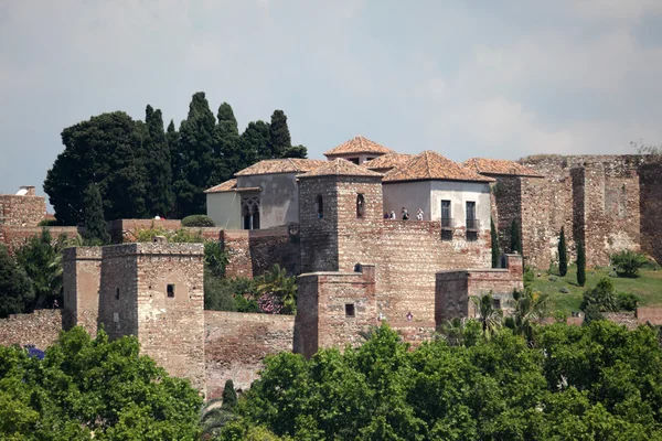 Το φρούριο alcazaba της Μάλαγα, Ανδαλουσία Ισπανία — Φωτογραφία Αρχείου