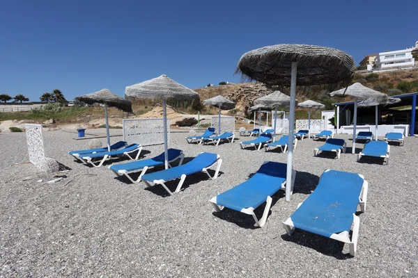 Bar na plaży w costa del sol, Andaluzja, Hiszpania — Zdjęcie stockowe