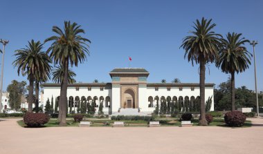 Government building in Casablanca, Morocco, North Africa clipart