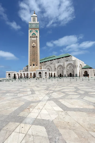 Moskee hassan ii in casablanca, Marokko, Noord-Afrika — Stockfoto