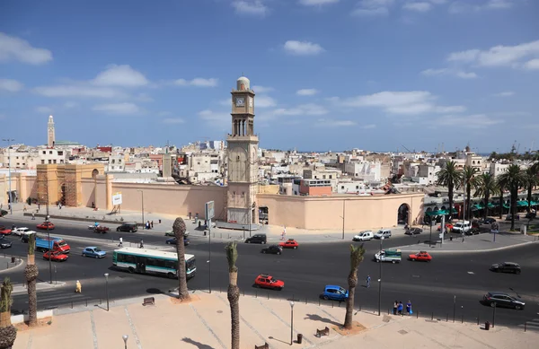 Weergave van Verenigde Naties plein in casablanca, Marokko — Stockfoto