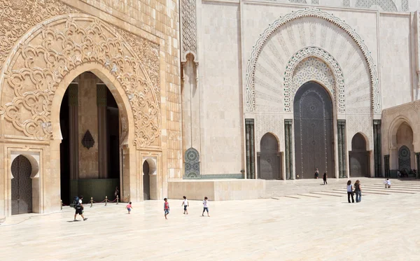 Hassan ii moskee in casablanca, Marokko, Noord-Afrika — Stockfoto