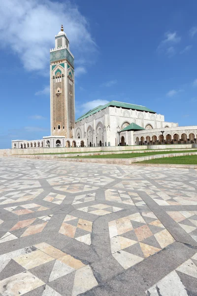 Moskee hassan ii in casablanca, Marokko, Noord-Afrika — Stockfoto