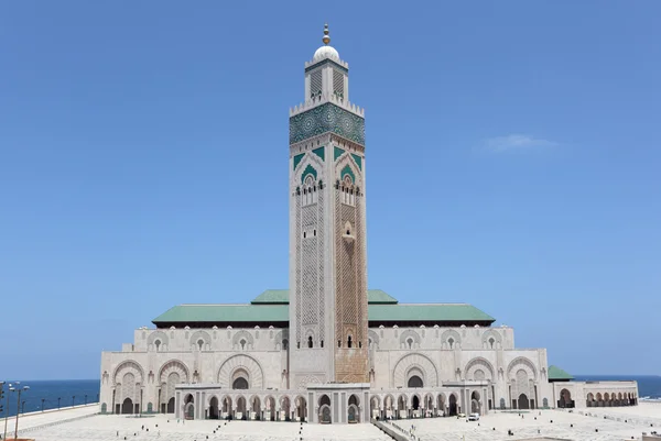 Große Moschee hassan ii in Casablanca, Marokko — Stockfoto