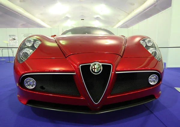 Alfa Romeo 8c at the Ferrari Exhibition in Estepona. July 29, 2013, Andalusia Spain — Stock Photo, Image