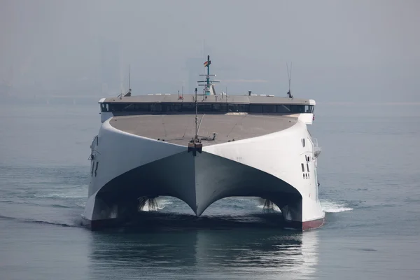 Barco moderno ferry de alta velocidad — Foto de Stock