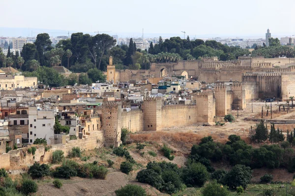 Blick über die alte Medina von fes, Marokko, Nordafrika — Stockfoto