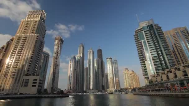 Dubai Marina timelapse — Stock video