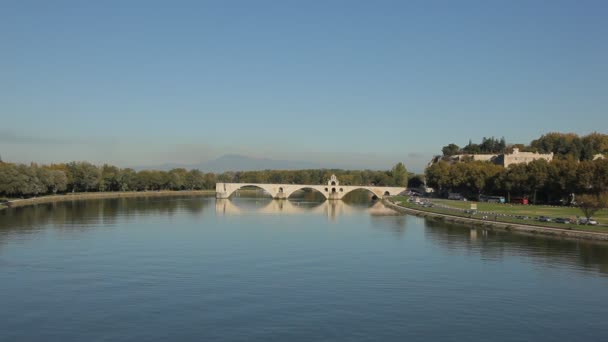 Pont d 'Avignon, France — стоковое видео