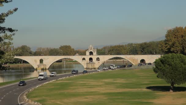 Pont d'avignon, Francja — Wideo stockowe