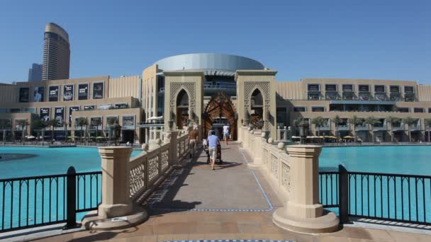 Dubai Mall, Emiratos Árabes Unidos — Vídeo de stock