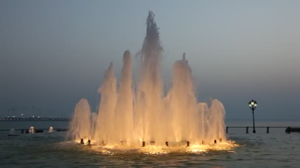 Fontaine à Abu Dhabi — Video