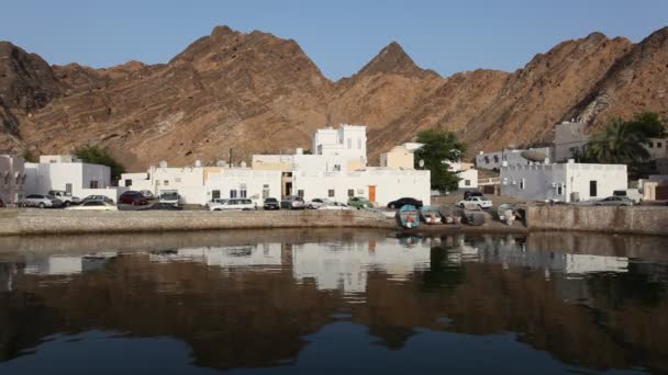 Edificios en Mutrah Muscat, Omán — Vídeo de stock
