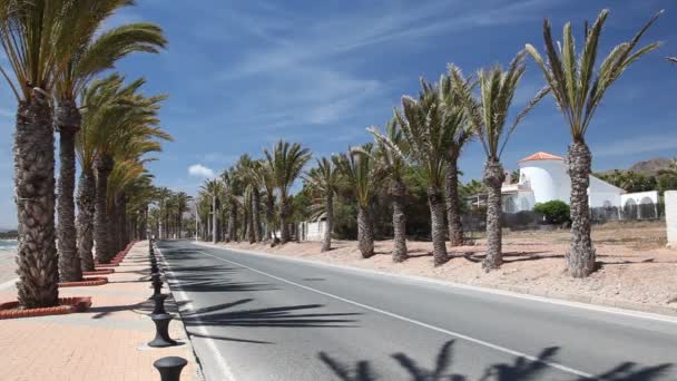Alley in La Azohia, Region Murcia, Spain — Stock Video