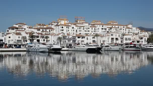 Marina de Marbella, Espanha — Vídeo de Stock