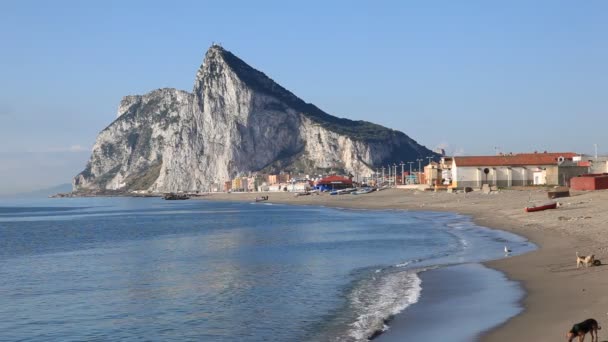 A Rocha de Gibraltar — Vídeo de Stock