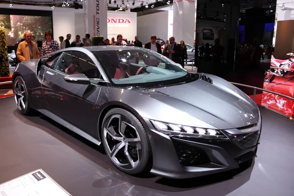 Salón Internacional del Automóvil en Frankfurt, Alemania. Honda NSX Concept Car en la 65ª IAA en Frankfurt, Alemania el 17 de septiembre de 2013 — Foto de Stock