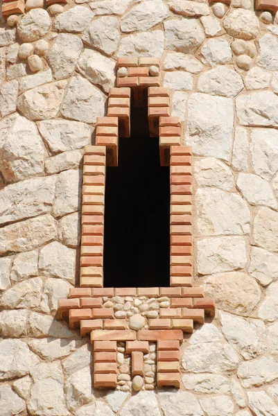Fenster der Kathedrale in novelda, Spanien — Stockfoto