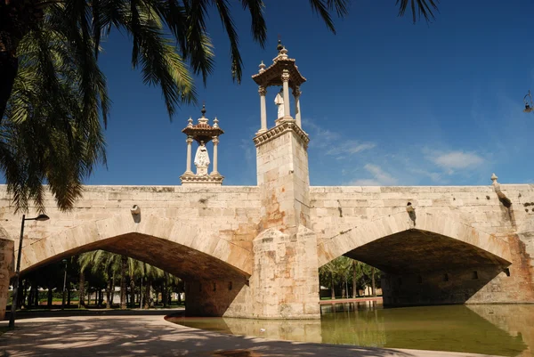 Brug in valencia, Spanje — Stockfoto