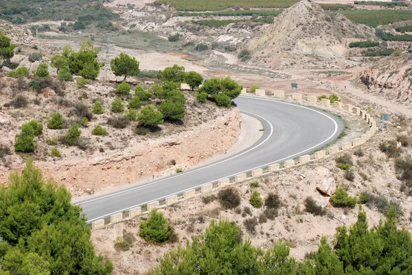 Camino en las montañas — Foto de Stock