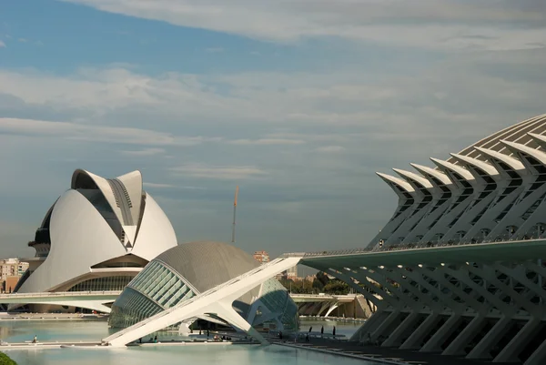 Cidade das Artes e das Ciências - Valence, Espanha — Fotografia de Stock