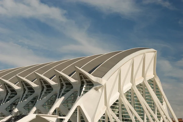 Stadt der Künste und Wissenschaften in Valencia, Spanien — Stockfoto